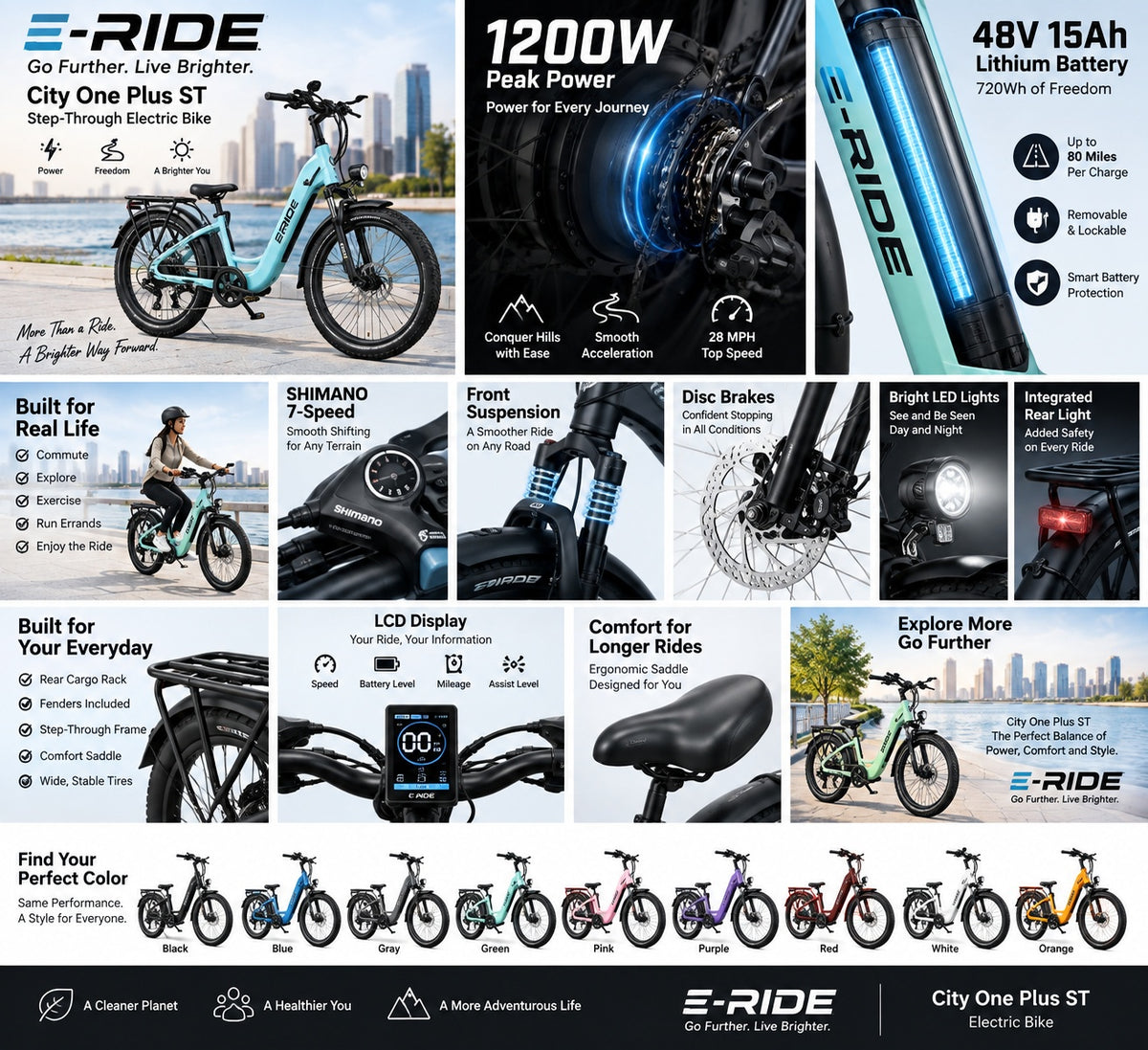 E-RIDE City One Plus ST